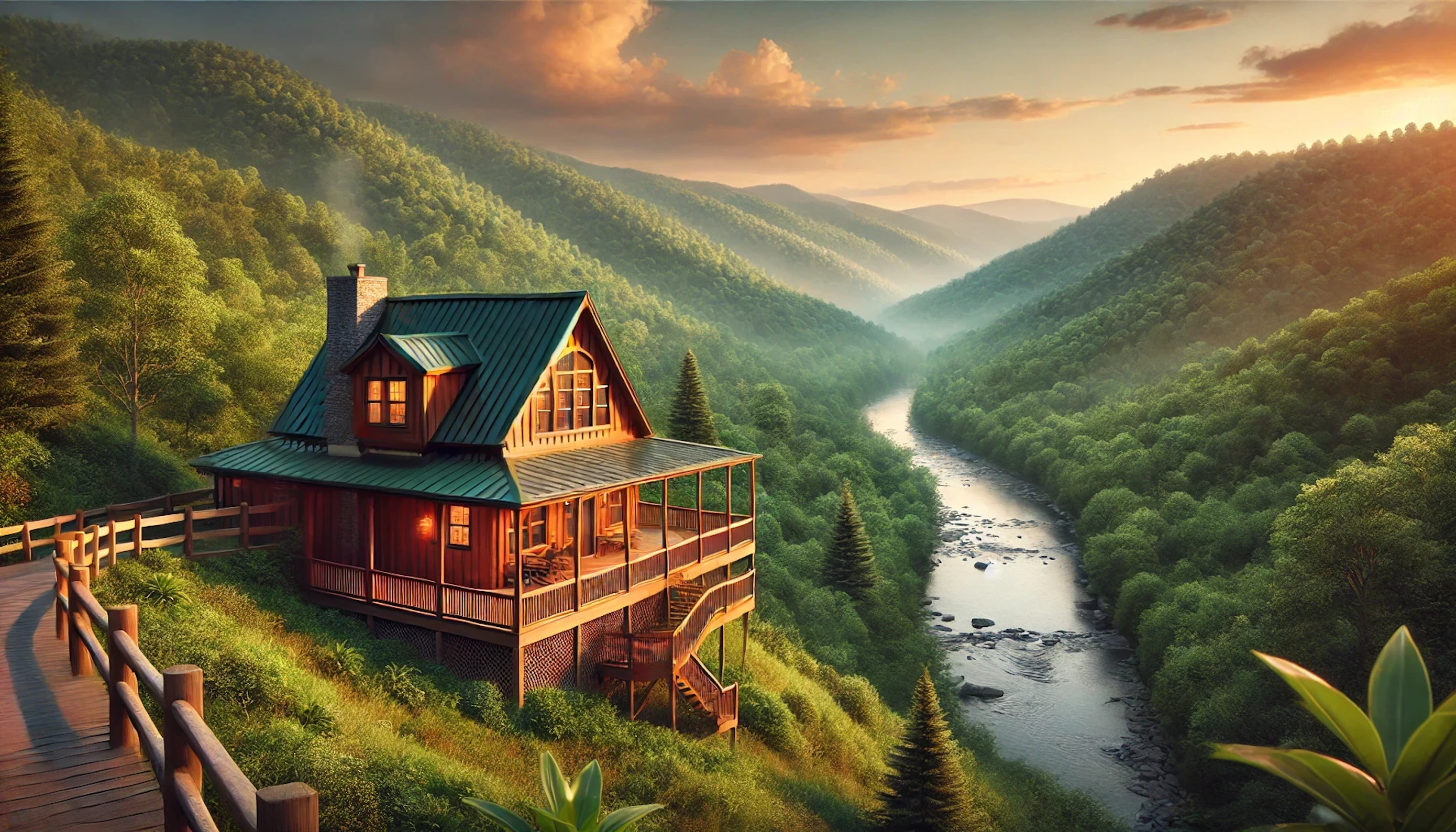 Mountain cabin in the High Country