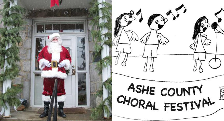 Ashe County Arts Council Sponsors Choral Festival and Santa Visit! image