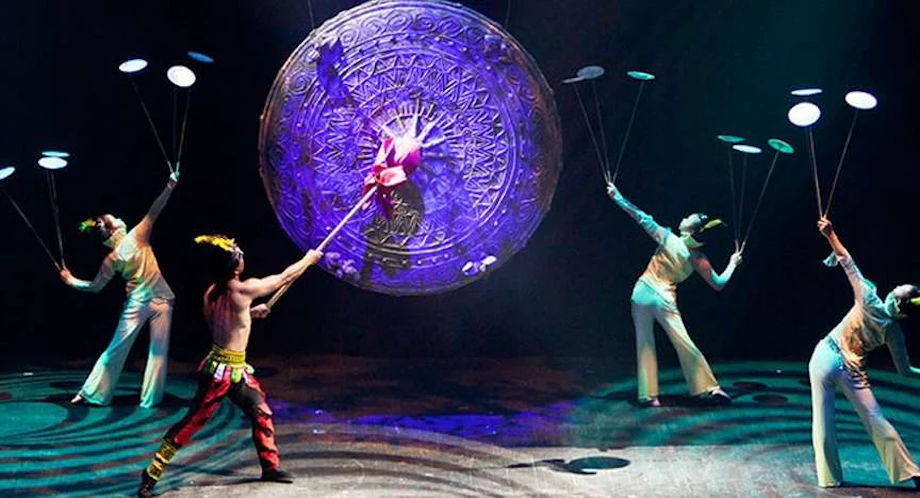 Golden Dragon Acrobats Perform in Boone image