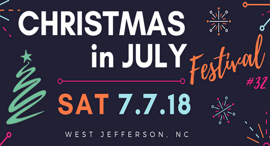 Christmas in July - Saturday? July 7th , 2018 image