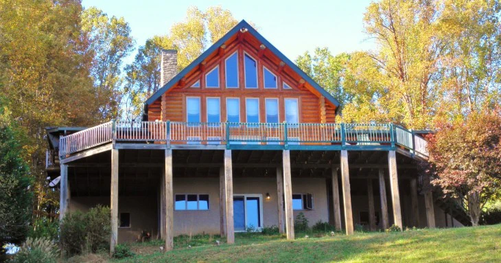 Blue Ridge Mountain Homes: Lodgepole Pine Log Cabin image