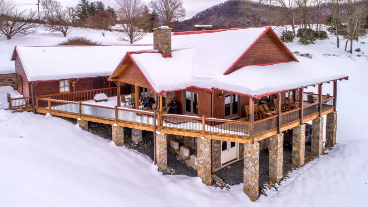 One-of-a-Kind Riverfront Retreat in the North Carolina Blue Ridge Mountain Home image