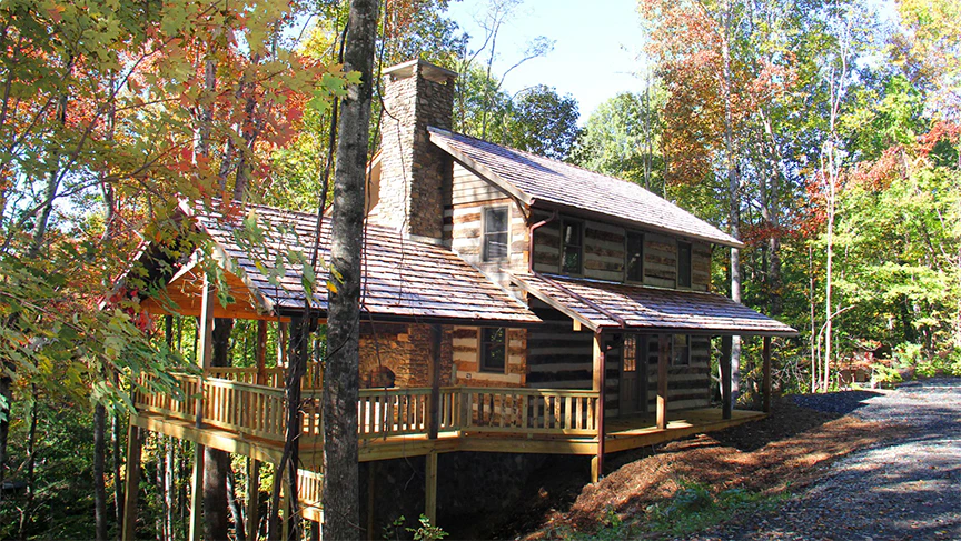 Blue Ridge Mountain Log Home image